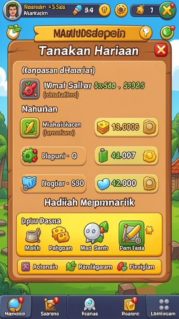 Tampilan grafis yang menawan dengan karakter yang unik.