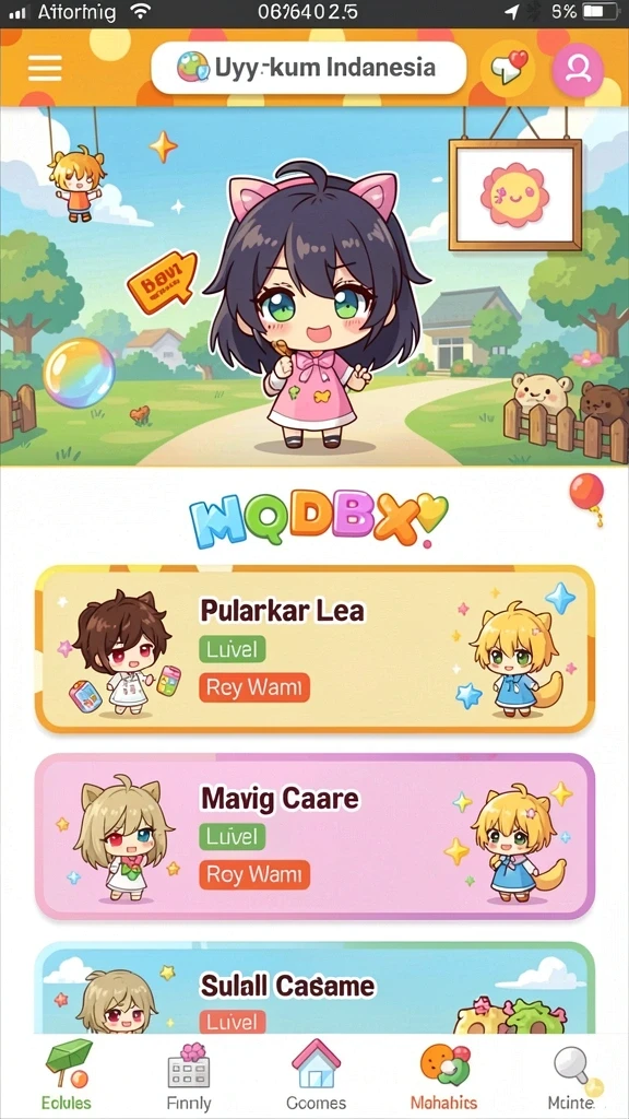 Mode permainan yang seru dan beragam pilihan.