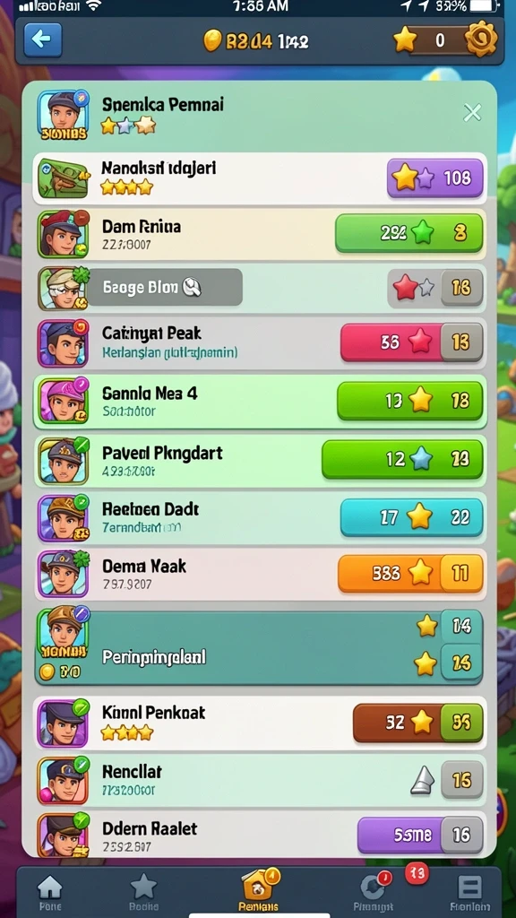 Mode multiplayer yang memungkinkan bersaing dengan teman.