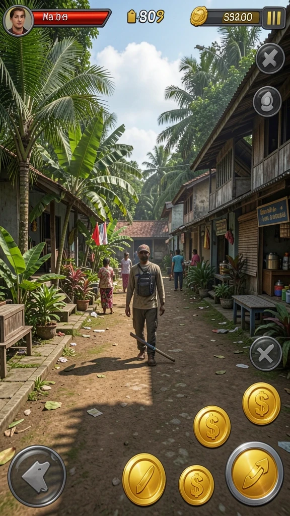 Screenshot menunjukkan variasi permainan yang tersedia.