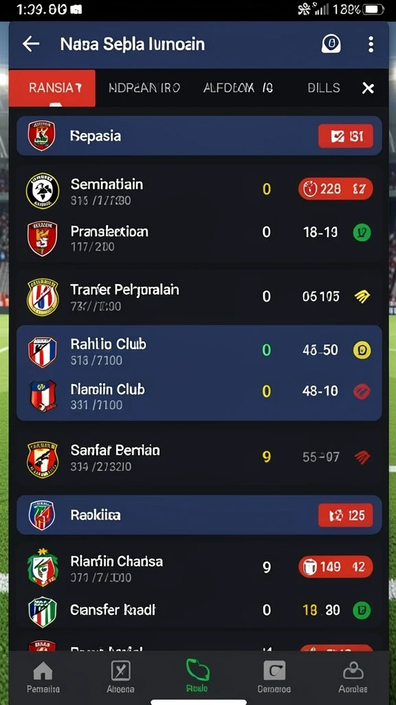 Screenshot menggambarkan sistem bonus dan promosi terbaru.