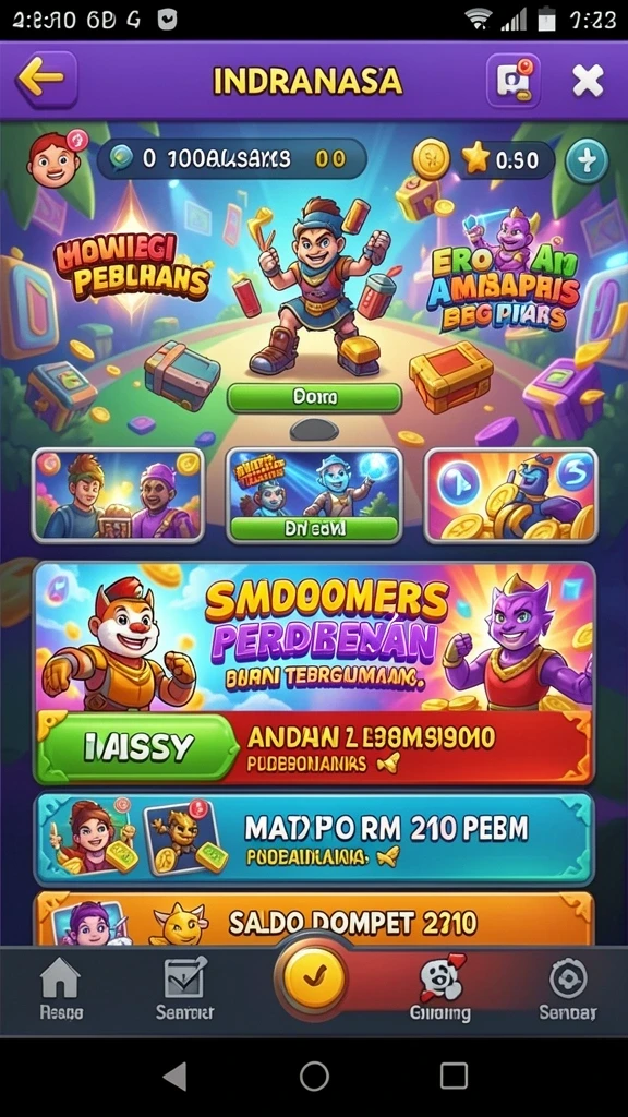 Fitur chat dalam permainan untuk berinteraksi dengan pemain lain.