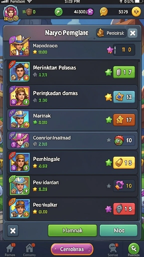 Tampilan antarmuka yang ramah pengguna dan menarik.