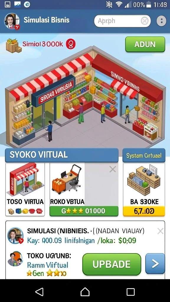 Level petualangan yang penuh tantangan.