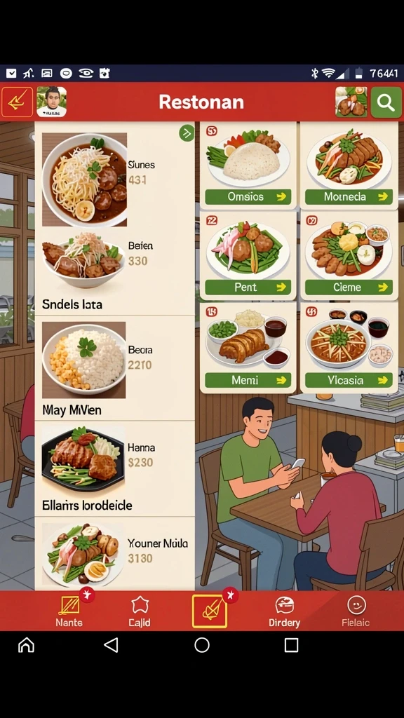 Tampilan grafis yang menakjubkan dan detail.