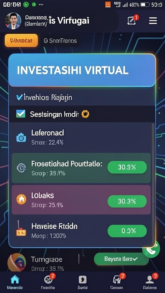 Tampilan antarmuka pengguna yang intuitif.