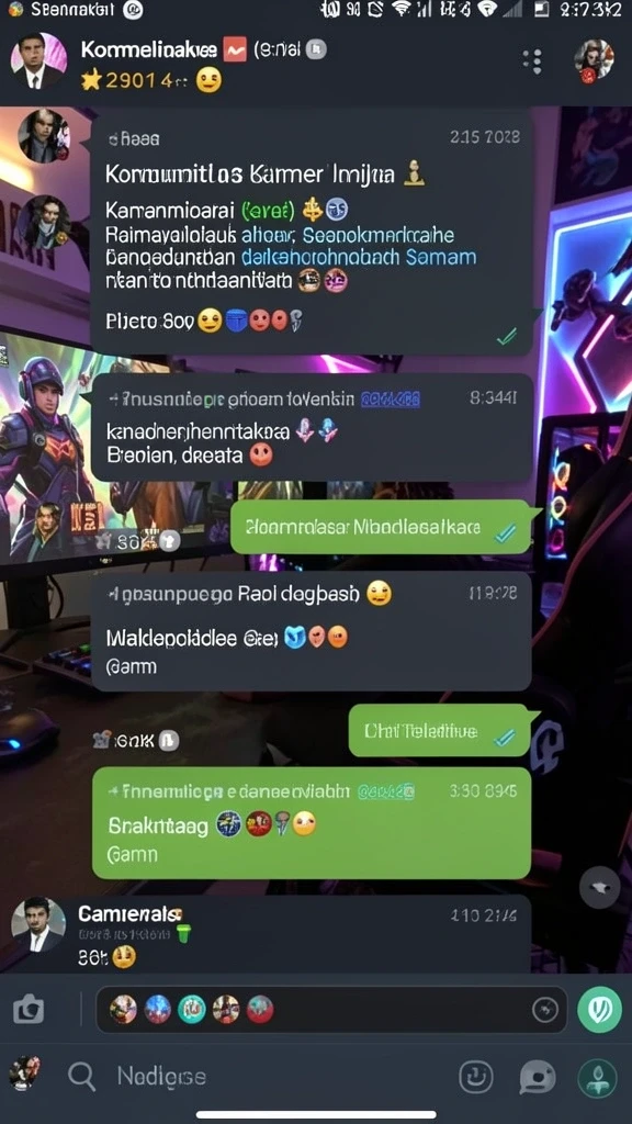 Screenshot menunjukkan grafik yang memukau di dunia permainan.