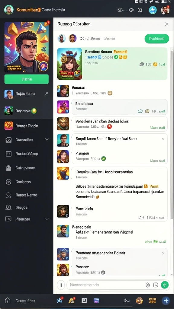 Karakter dengan beragam kemampuan yang unik.