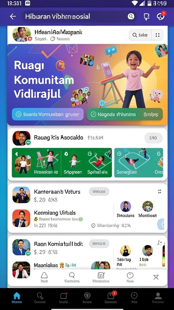 Fitur multiplayer yang memungkinkan bermain dengan teman.