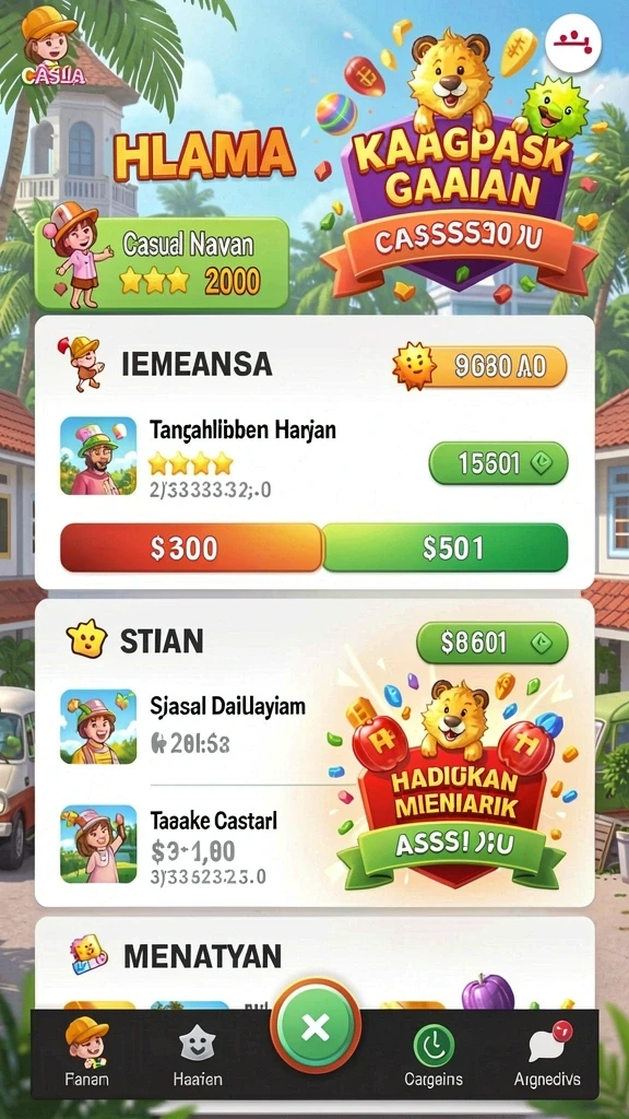 Misi yang menantang dan seru untuk diselesaikan.