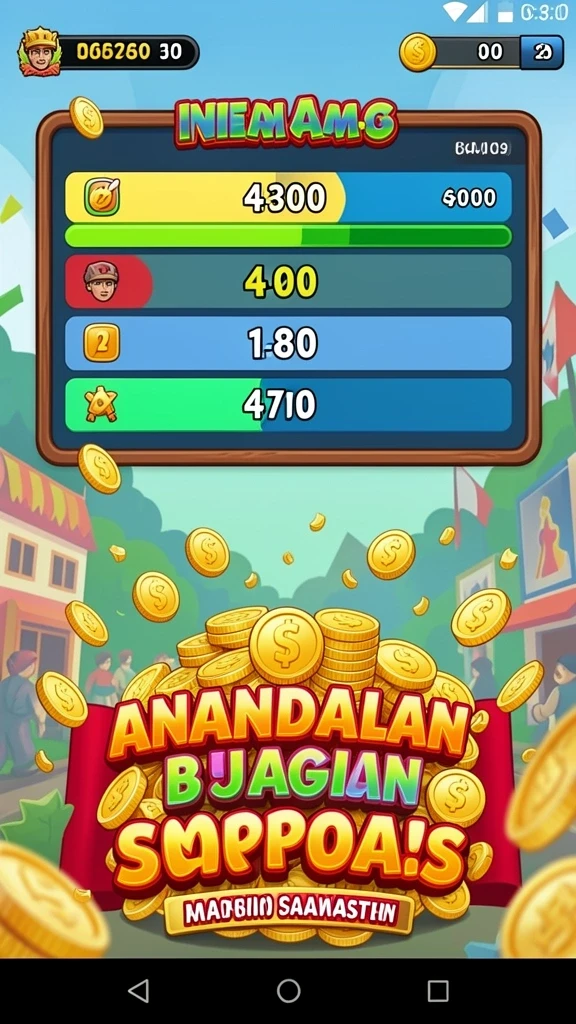 Fitur upgrade karakter yang mudah digunakan.
