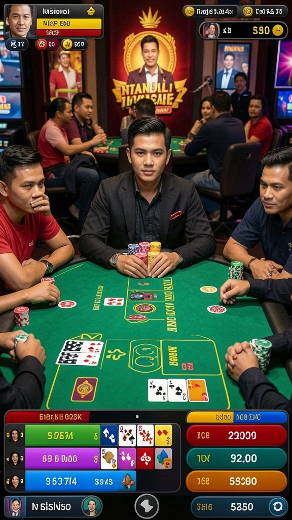 Interaksi multiplayer yang mengasyikkan dengan teman.