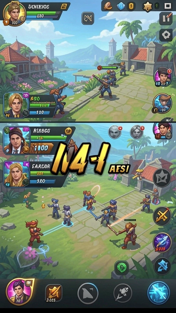 Screenshot menampilkan fitur multiplayer yang seru.
