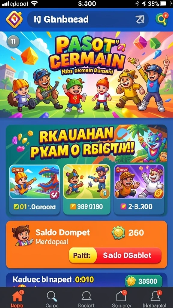 Level yang bervariasi dan penuh tantangan.