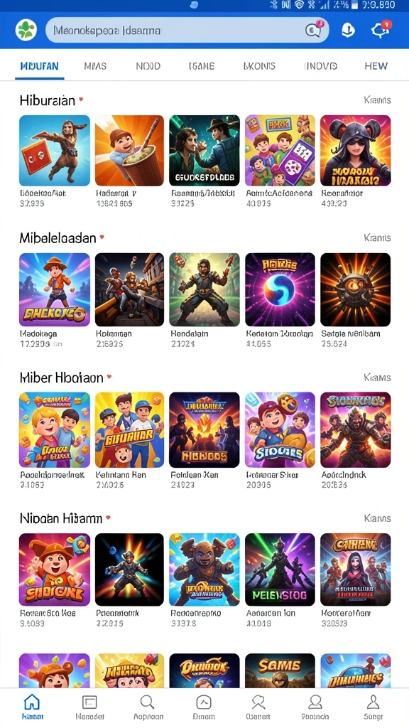 Fitur turnamen yang seru dan menantang.