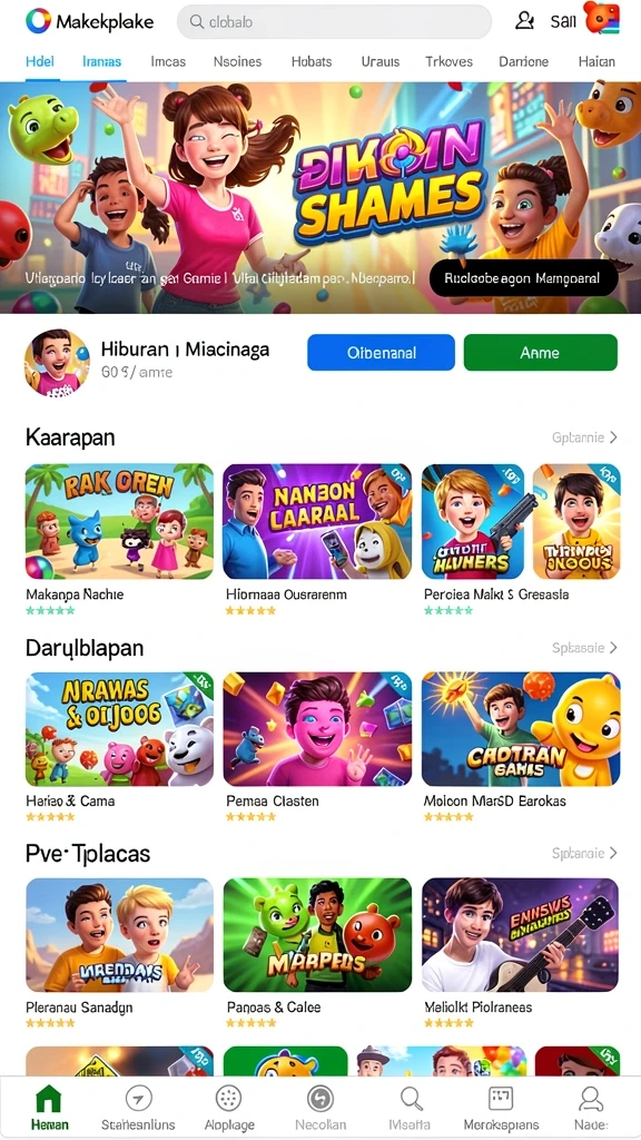 Tampilan antarmuka pengguna yang intuitif dan ramah.