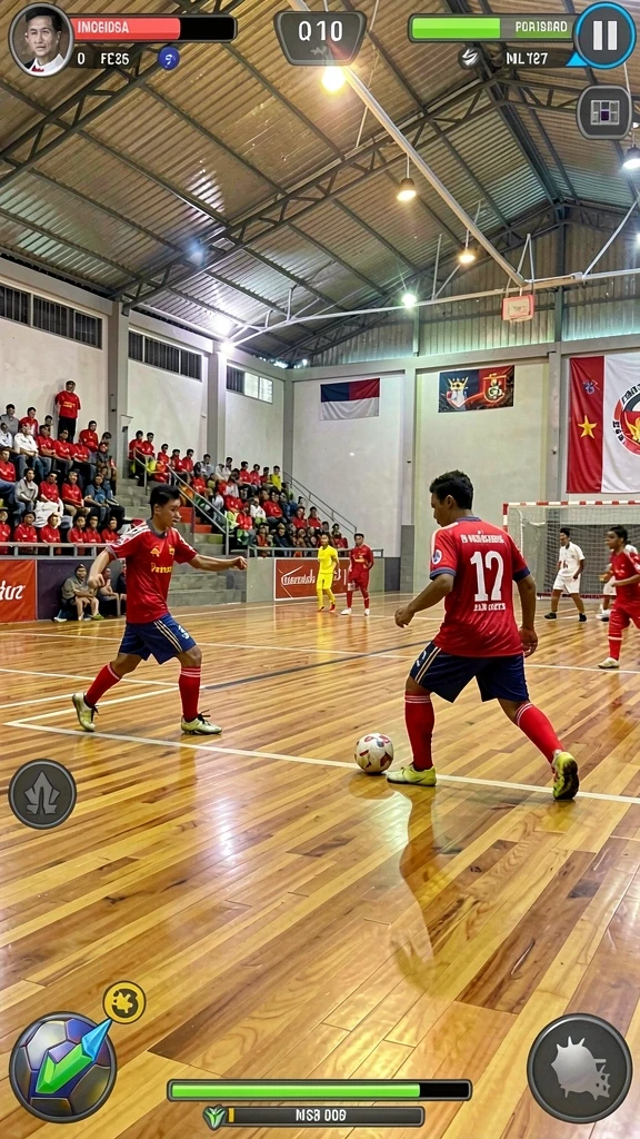 Screenshot dari momen kemenangan yang menegangkan.
