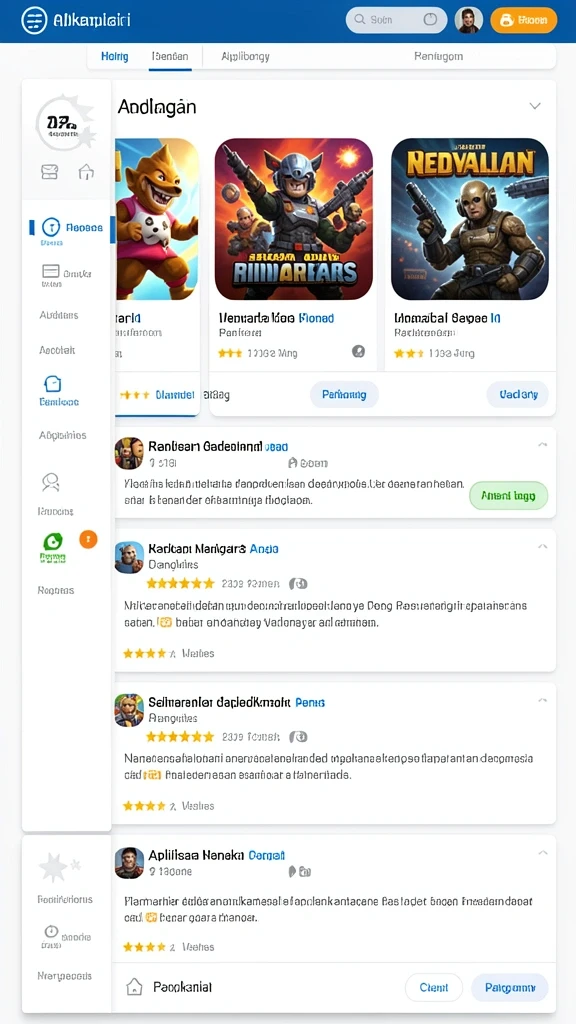 Screenshot QGLUCK memperlihatkan antarmuka yang user-friendly.