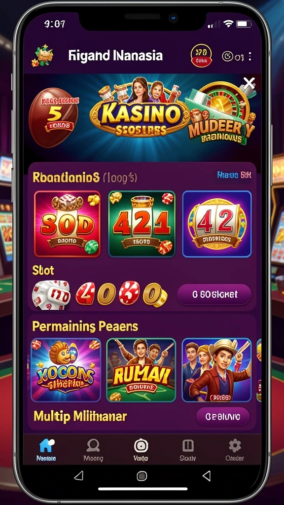 Screenshot aplikasi QQNUSA memperlihatkan karakter unik dalam game.