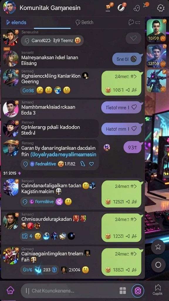 Tantangan seru di setiap level permainan.