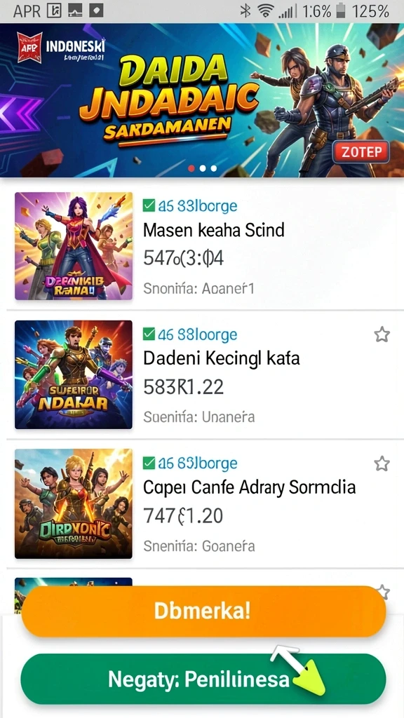 Misi yang menantang setiap level.