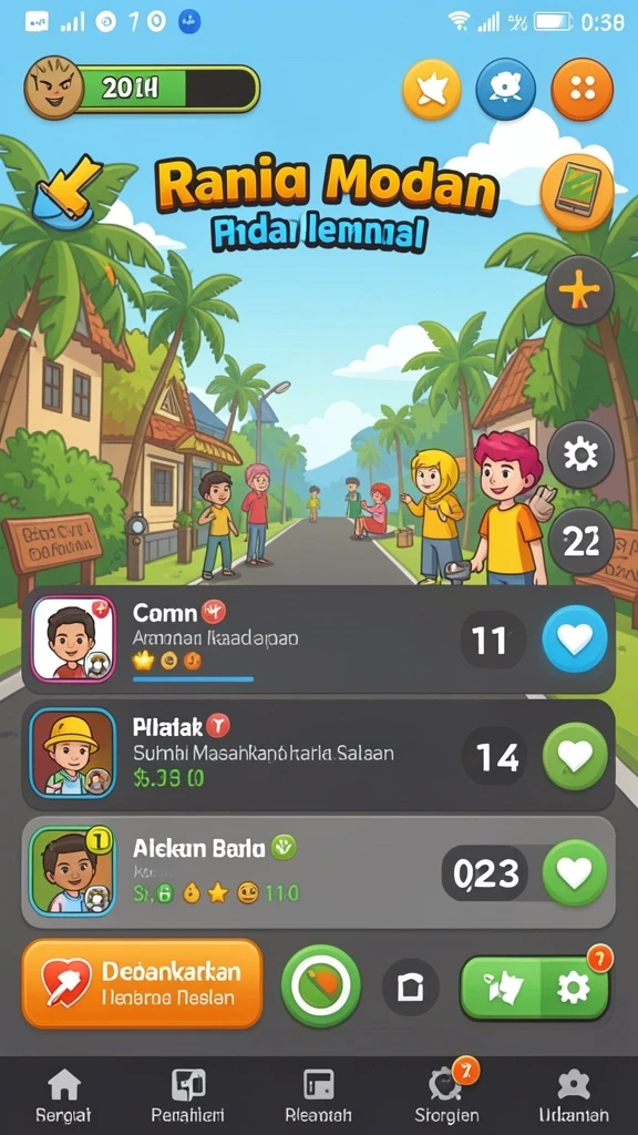 Screenshot menunjukkan grafis menakjubkan dari RP886.