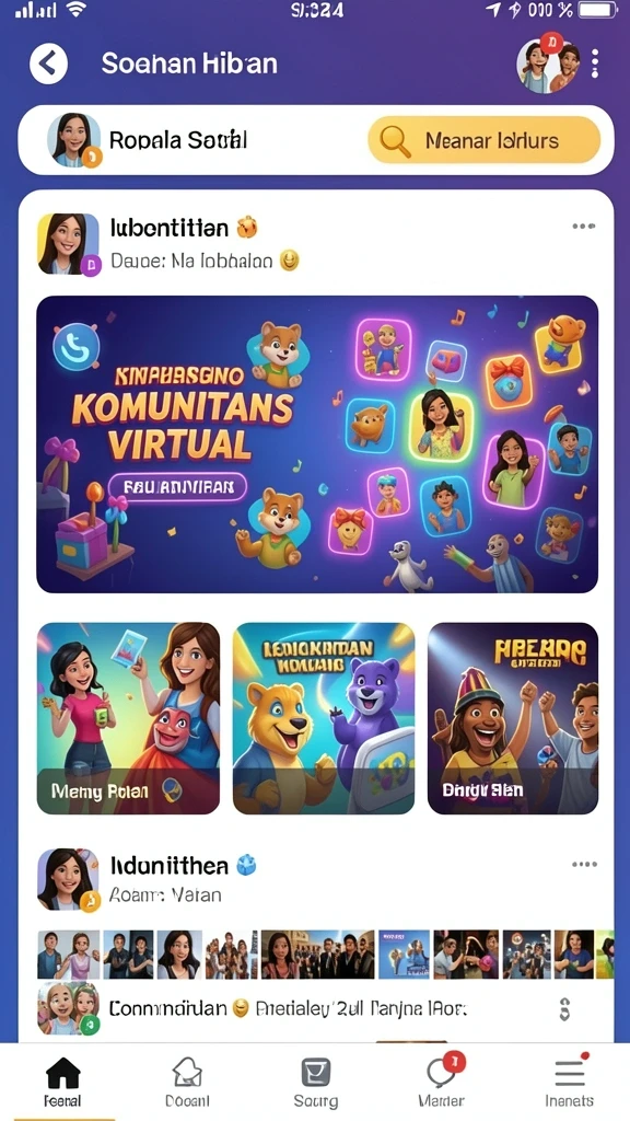 Screenshot: Memperlihatkan berbagai item dan hadiah menarik.
