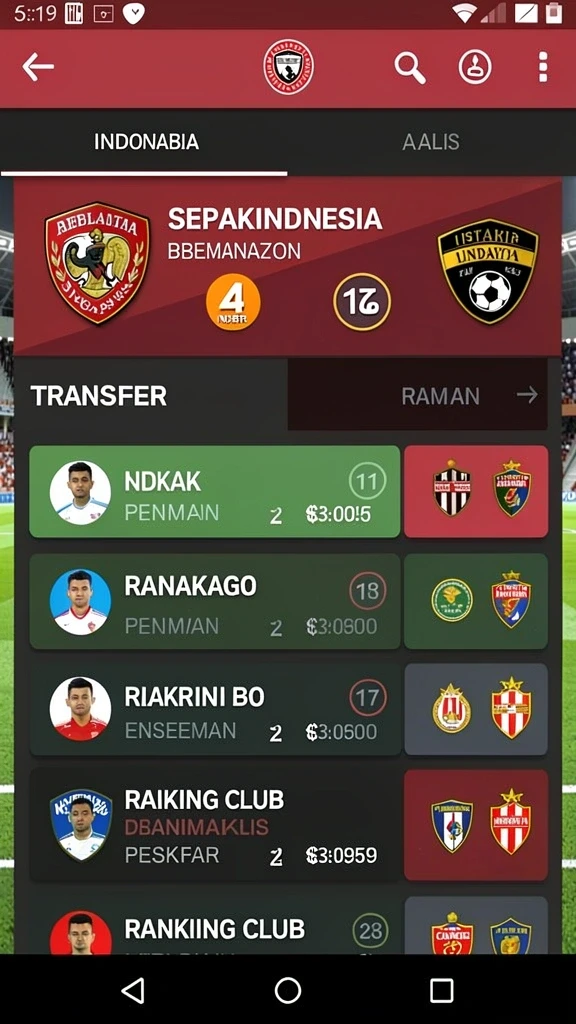 Tampilan antarmuka pengguna yang intuitif.