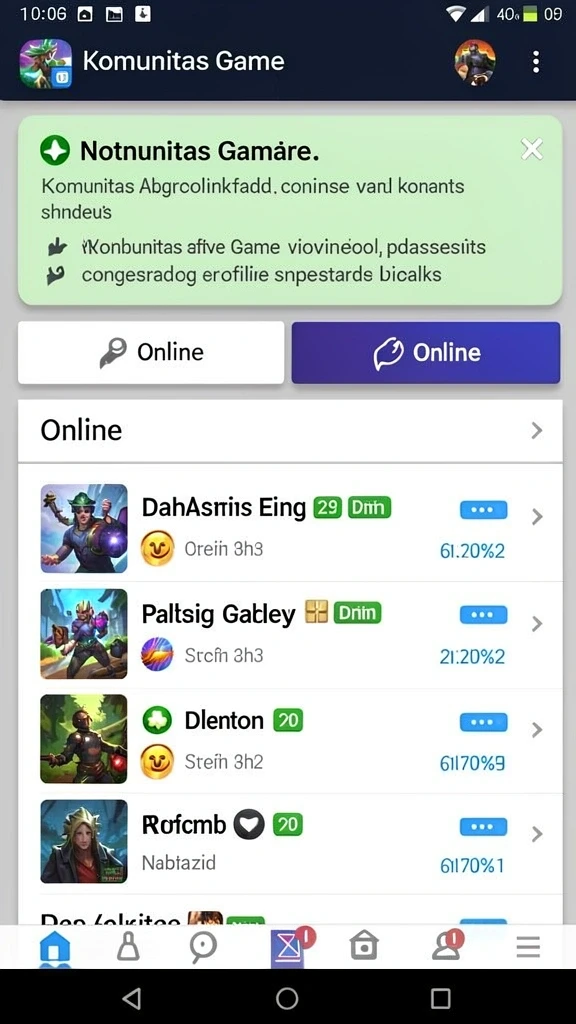 Mode permainan yang seru dan beragam.