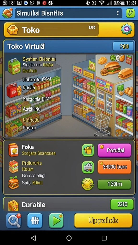 Tampilan menarik dari permainan slot klasik.