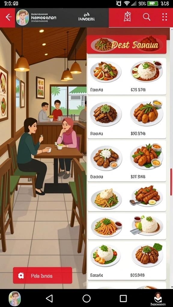 Tampilan antarmuka yang mudah digunakan.