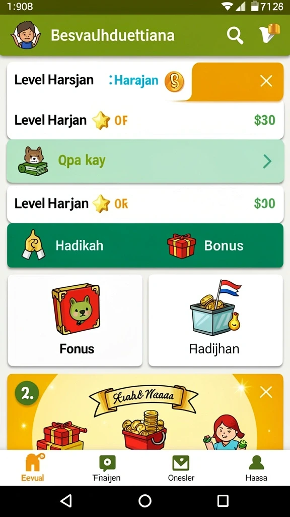 Tampilan awal yang menawan dan menarik hati.
